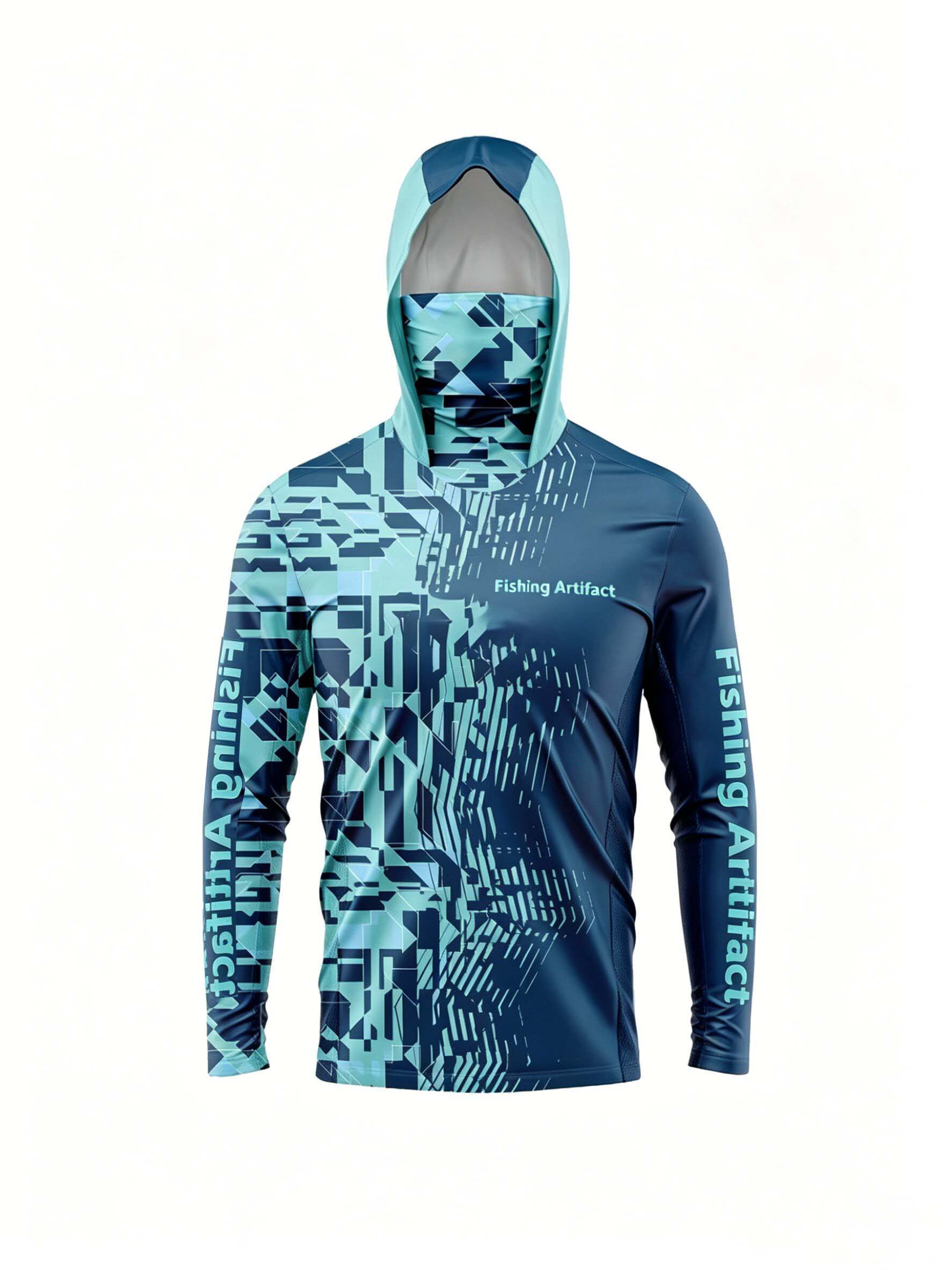 Summer Outdoor Clothing - Men's Summer Fishing Hoodie, Long Sleeved