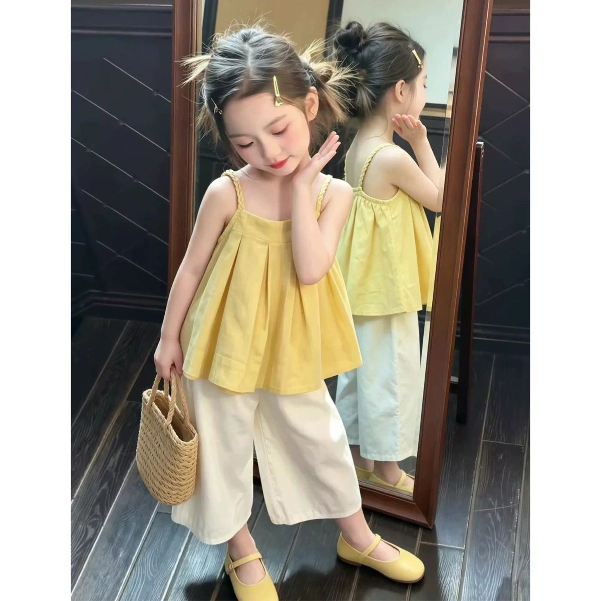 Yellow Summer Clothing - Girls Summer Clothing Set 2026 New
