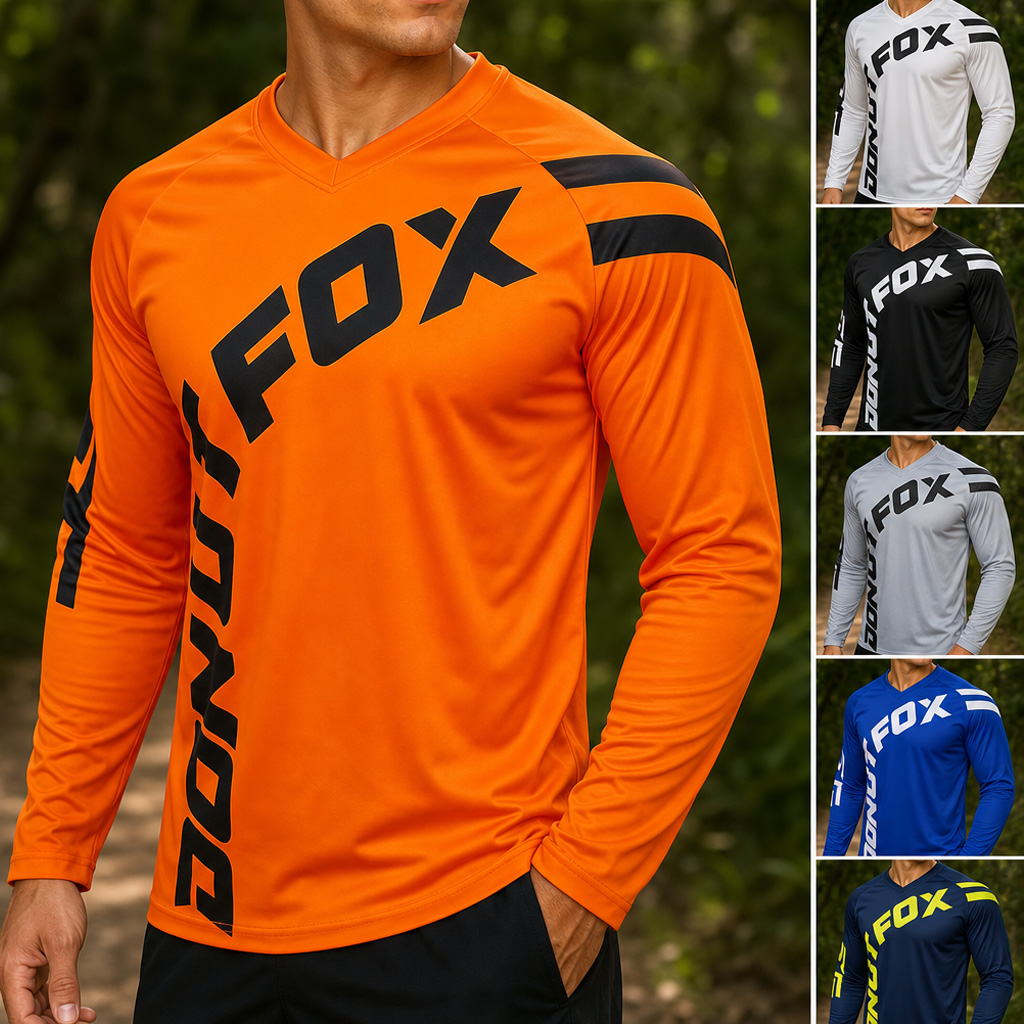 Summer Hiking Clothing - Adult Male Functional Long Sleeve Cycling