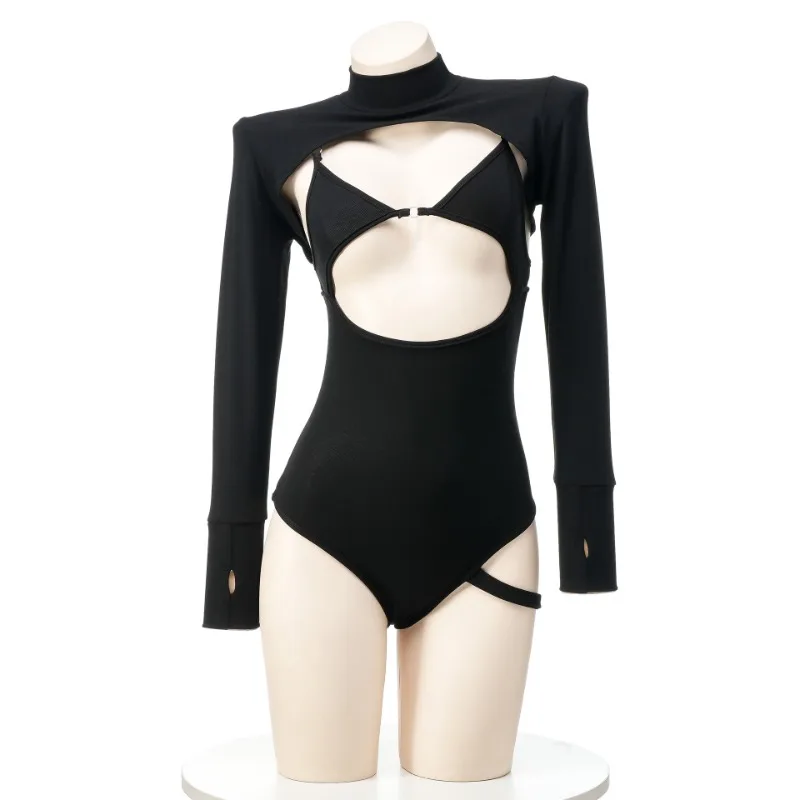 Anime Gothic  Hollow Out Sleev - Romper Playsuit Women review and price