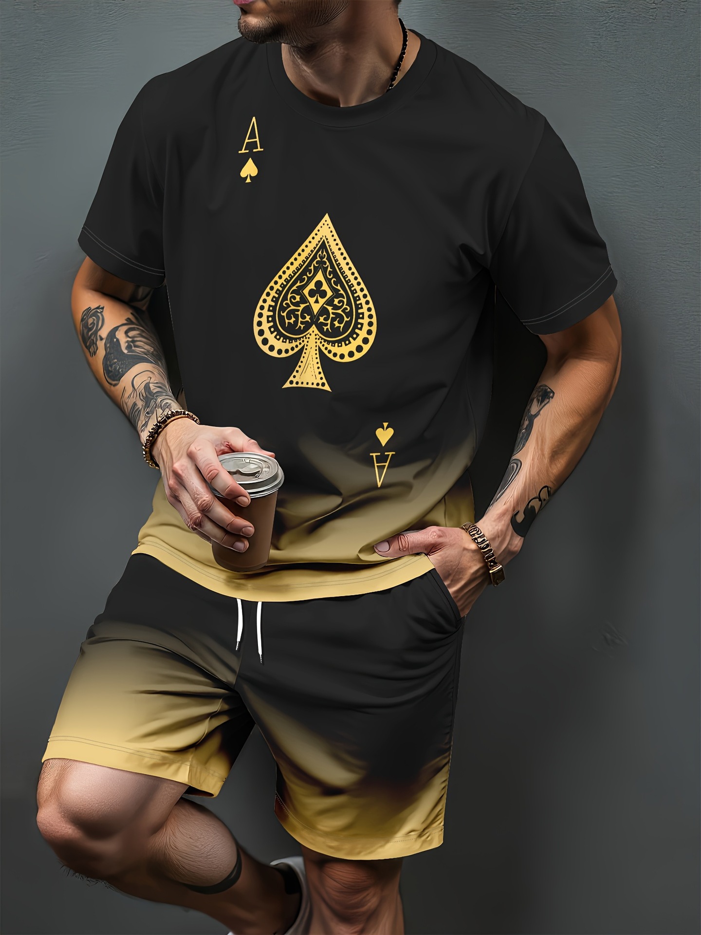 Gradient Letter Pattern 3D Pri - Summer Clothing Women review and price