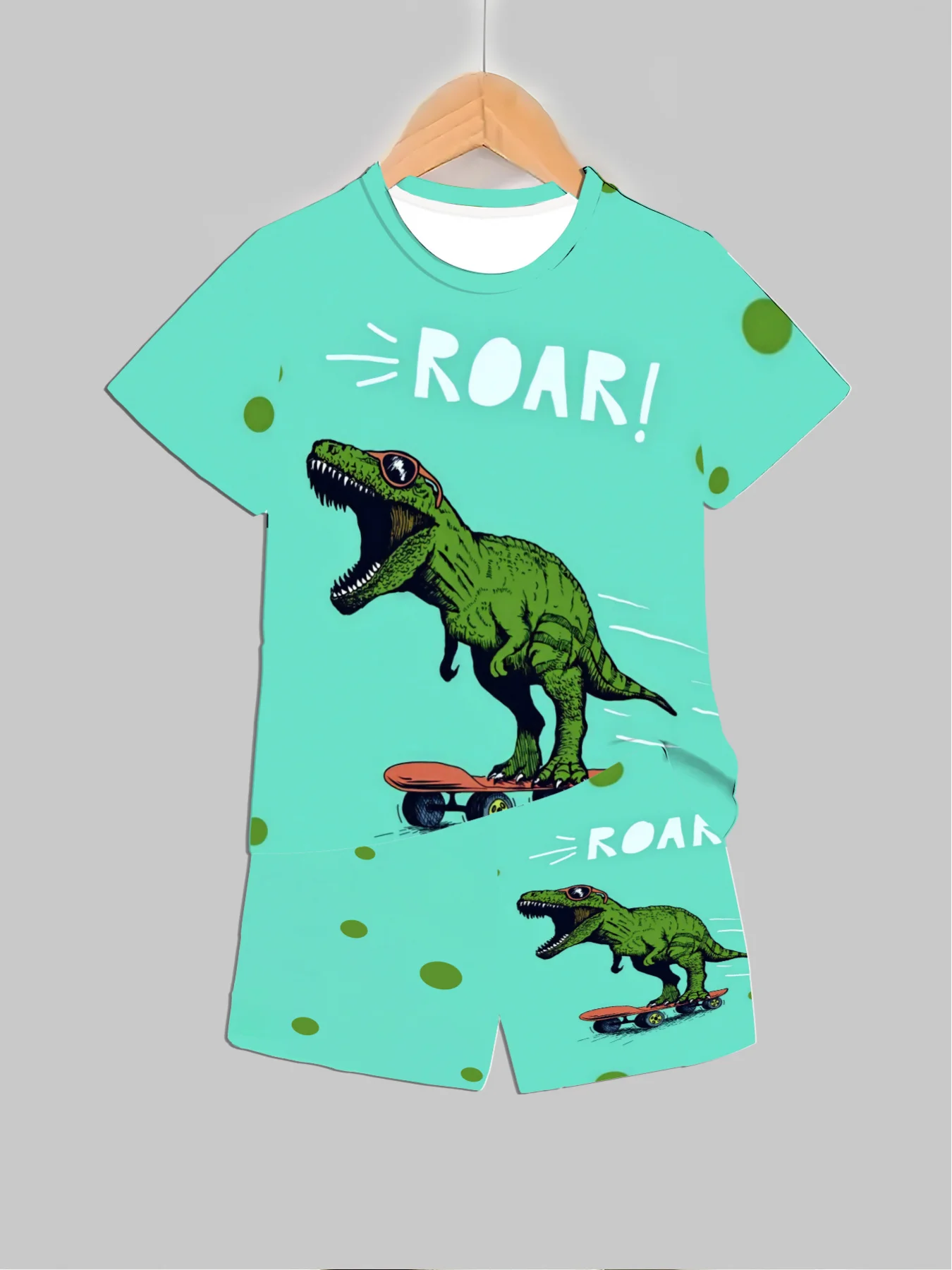 New Dinosaur Printed Outfits T - Summer Clothing Baby review and price