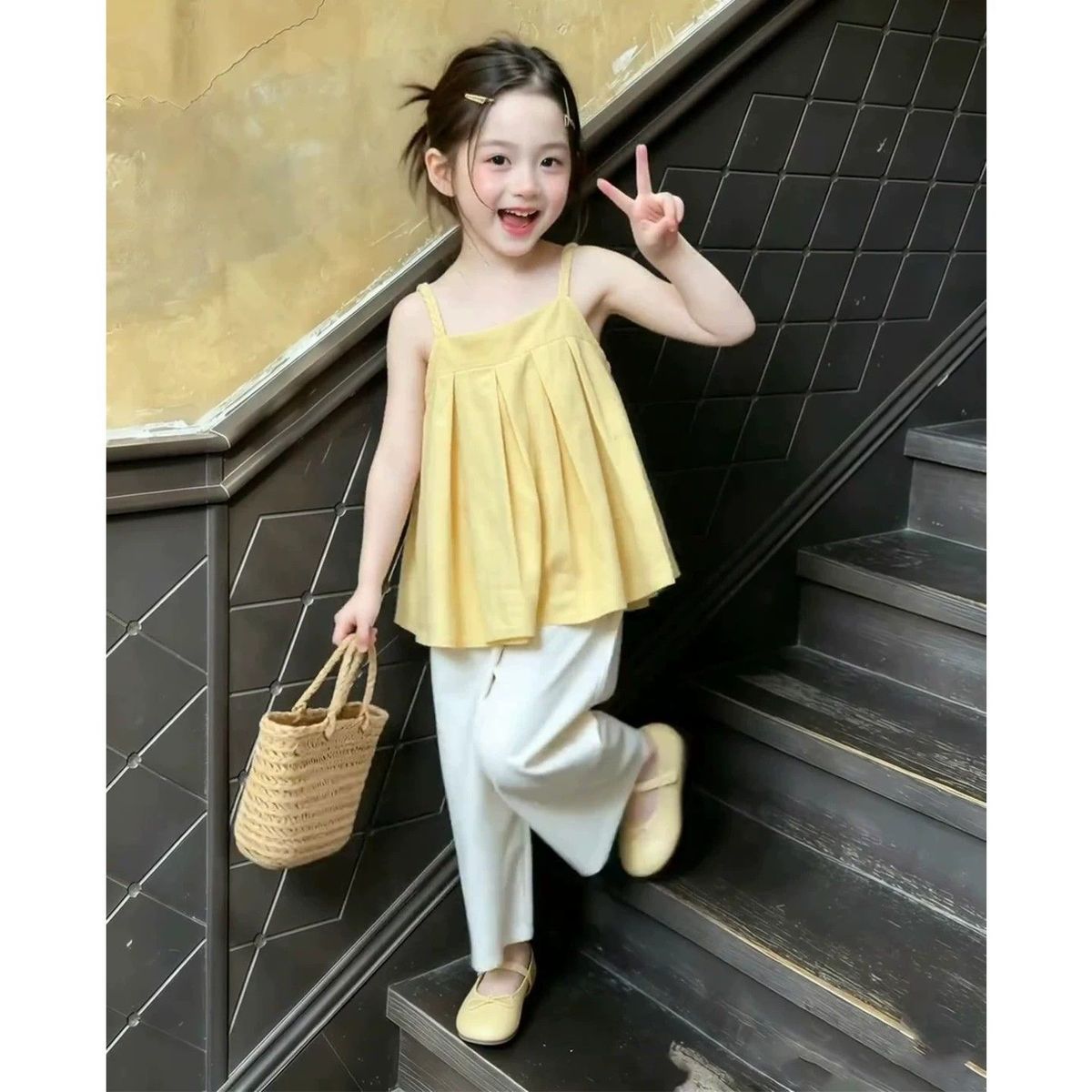 Girls Summer Clothing Set 2026 - Yellow Summer Clothing review and price
