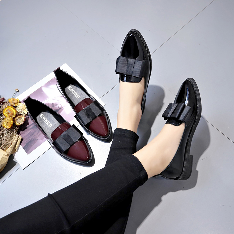 Black/ Wine Red Patent Leather - Summer Clothing Office review and price