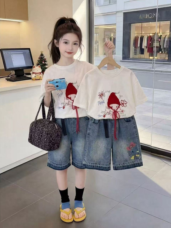 Girls Summer Short Sleeve T-Sh - Summer Clothing Online review and price
