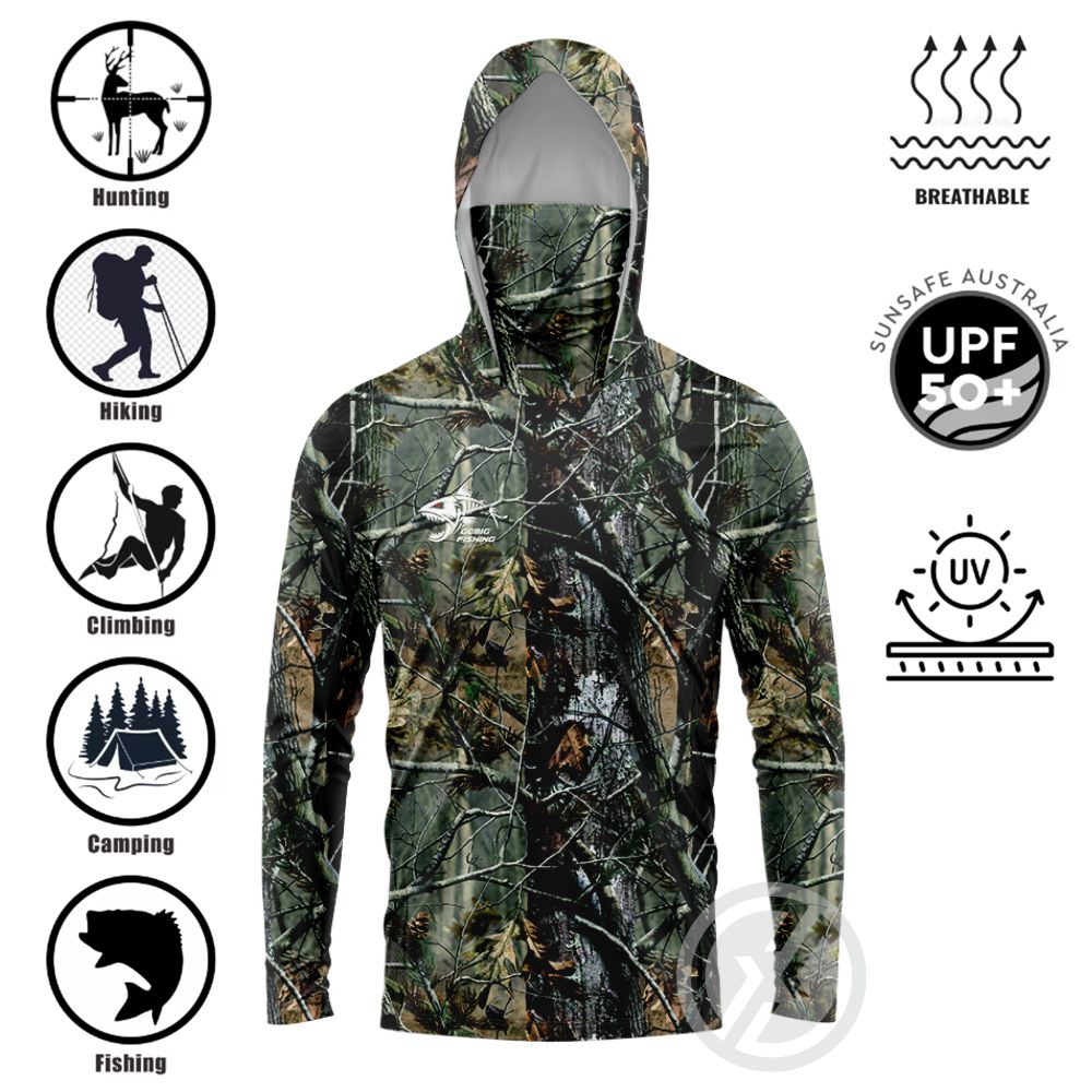 UPF50+ Hooded Fishing Shirt Bu - Summer Outdoor Clothing review and price