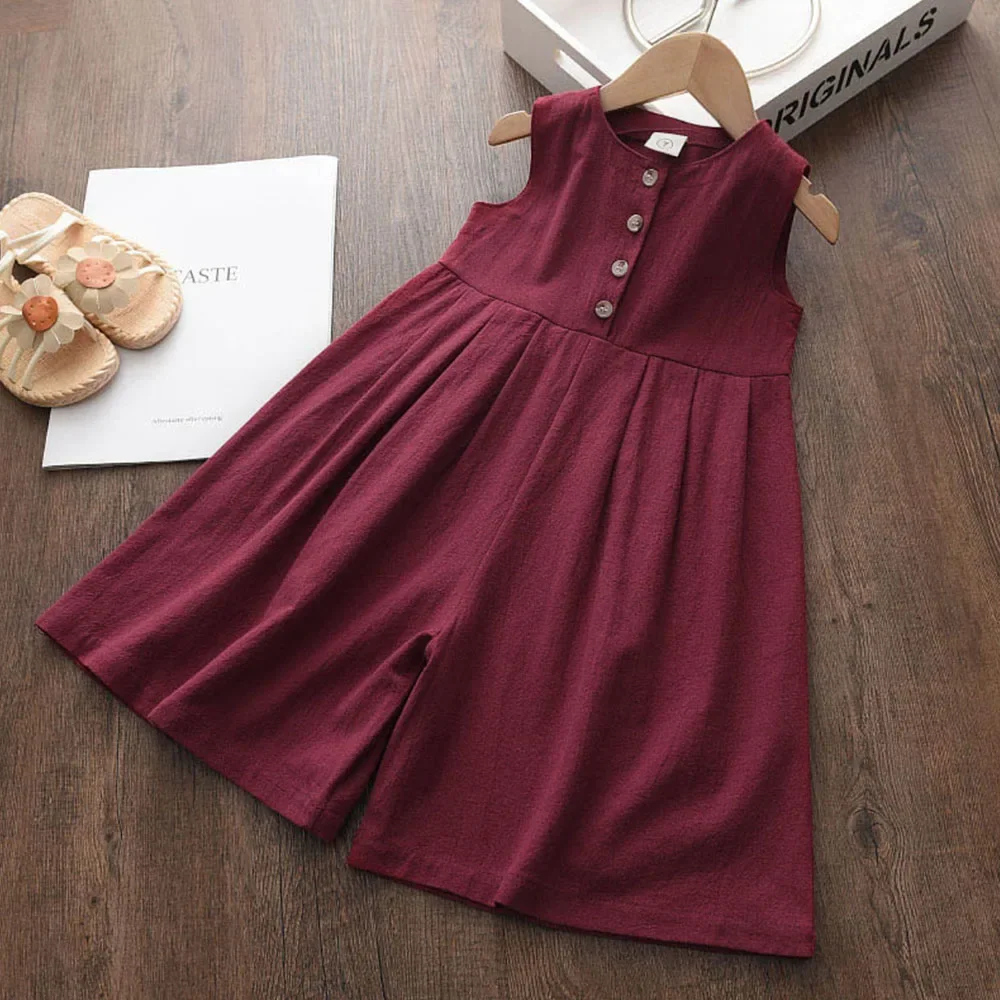 New Fashionable Girls' Jumpsui - Summer Clothing Baby review and price