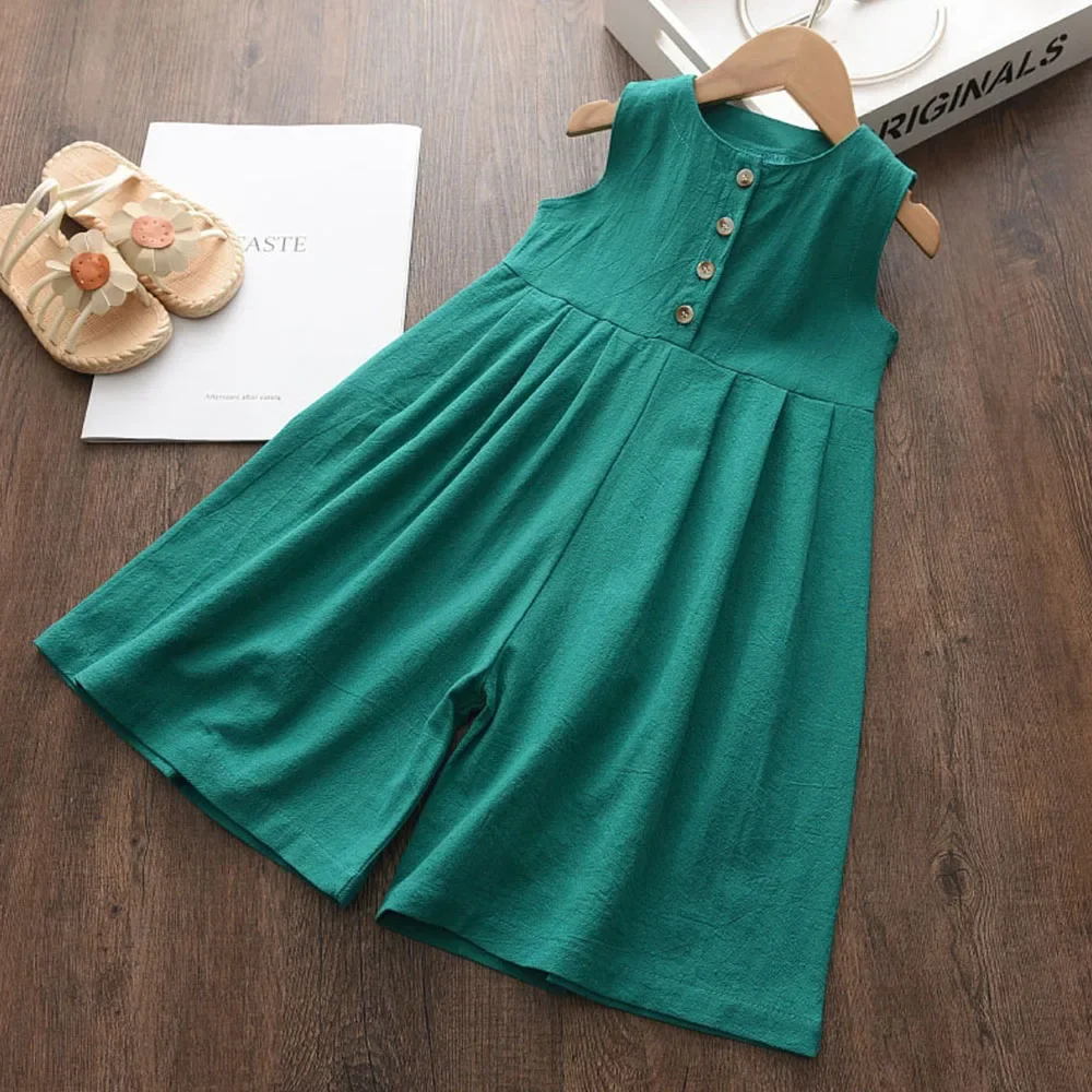 New Fashionable Girls' Jumpsui - Summer Clothing Baby review and price