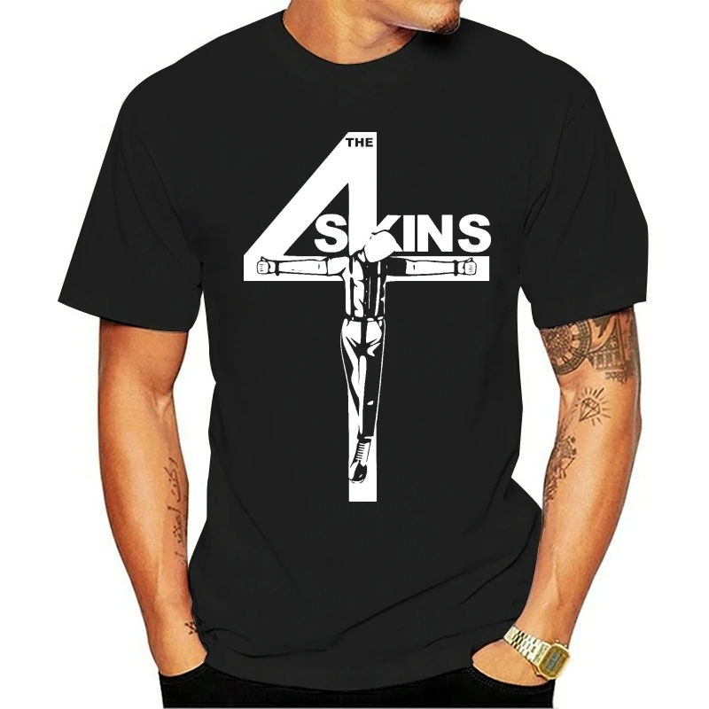 The 4 Skins Oi T Shirt Uk Punk - Summer Clothing Uk Men review and price