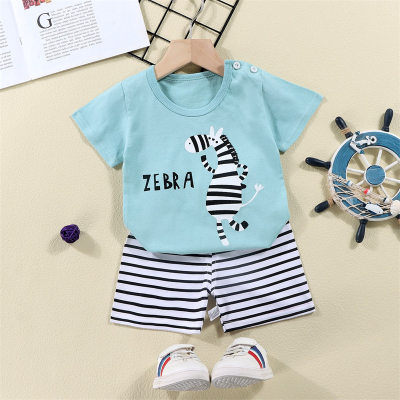 Cotton Tees+Shorts 2-piece Tra - Summer Clothing Baby review and price