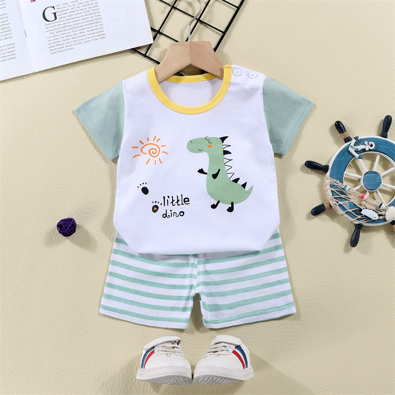 Cotton Tees+Shorts 2-piece Tra - Summer Clothing Baby review and price