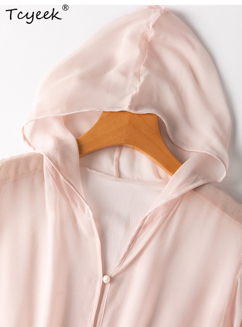 Tcyeek 100% Real Mulberry Silk - Summer Clothing Women review and price