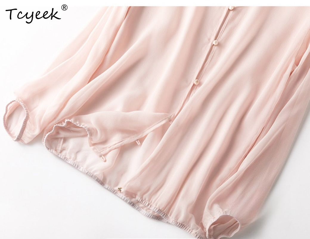 Tcyeek 100% Real Mulberry Silk - Summer Clothing Women review and price