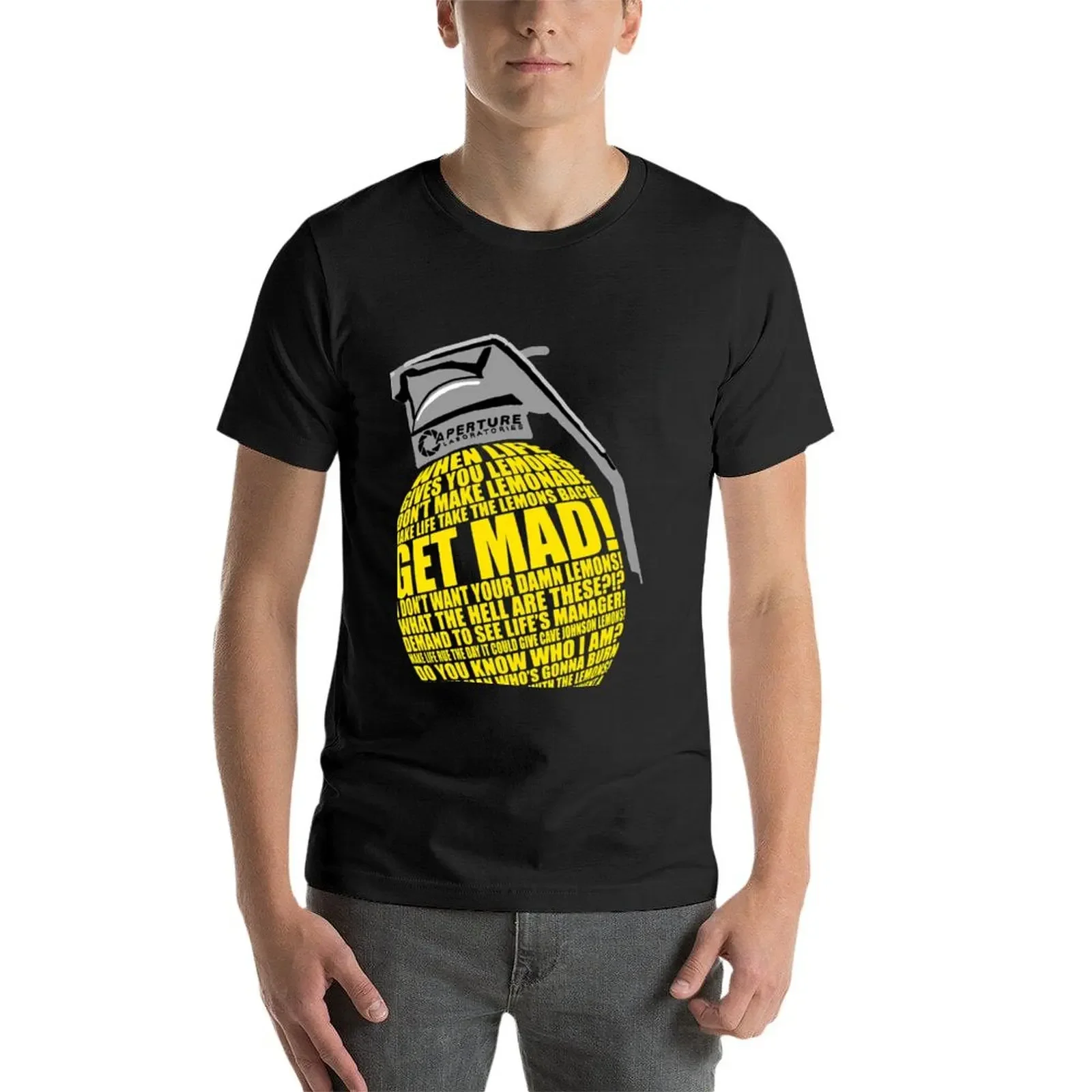 Portal 2 Cave Johnson Combusti - Summer Clothing Quotes review and price