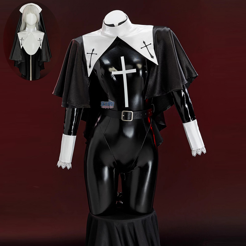 Nun Cosplay Costume Women Sexy - Romper Playsuit Women review and price
