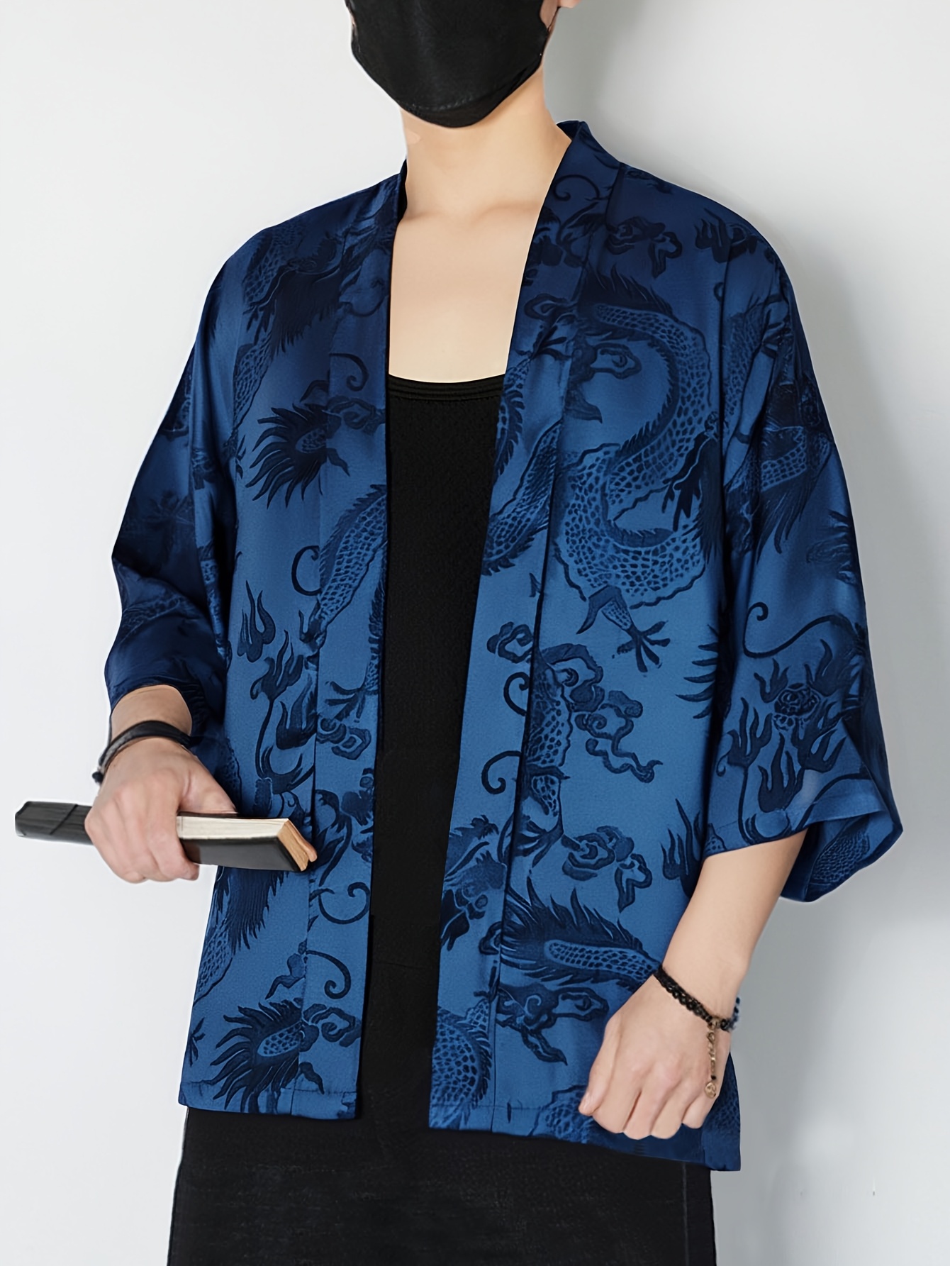 2026 Summer Men's Kimono 3D Pr - Summer Clothing Design review and price