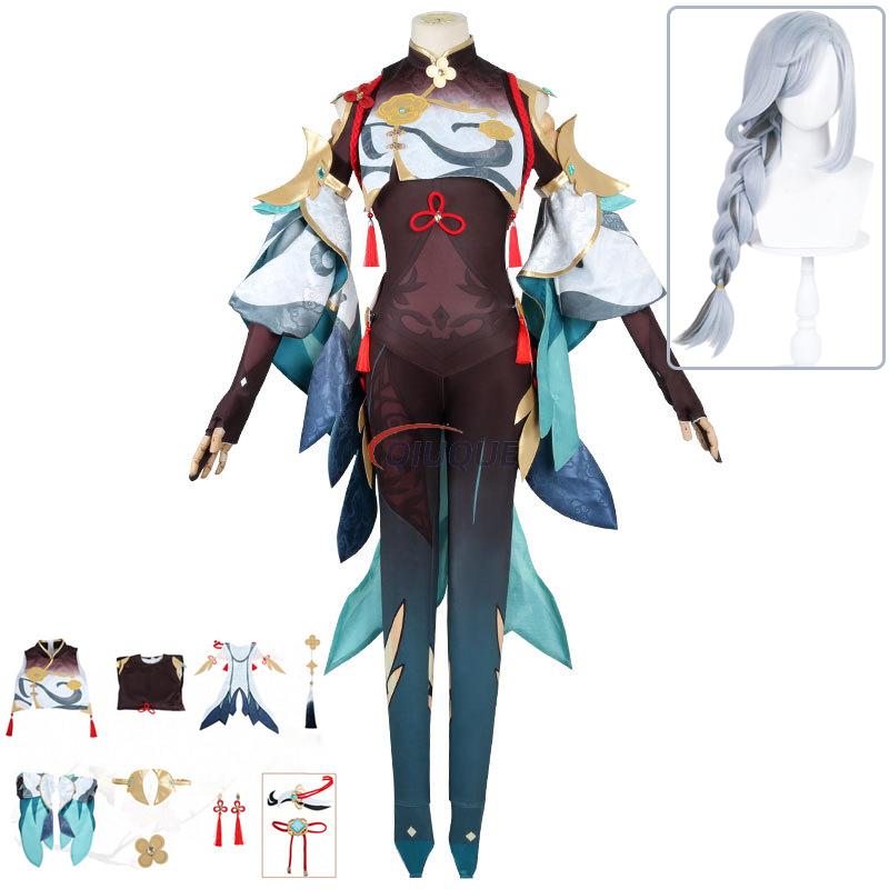 Game Genshin Impact Shenhe Cos - Romper Playsuit Women review and price