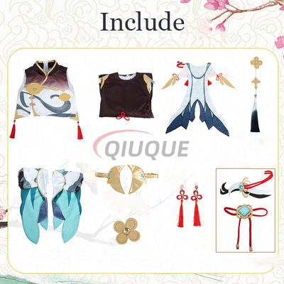 Game Genshin Impact Shenhe Cos - Romper Playsuit Women review and price