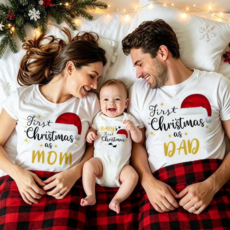 Family Matching Christmas T-sh - Summer Clothing Baby review and price