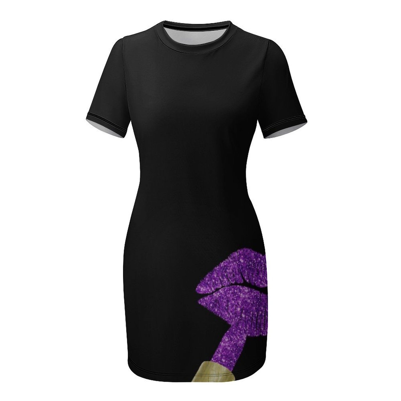 Purple lipstick on pouty lips, - Summer Clothing Online review and price