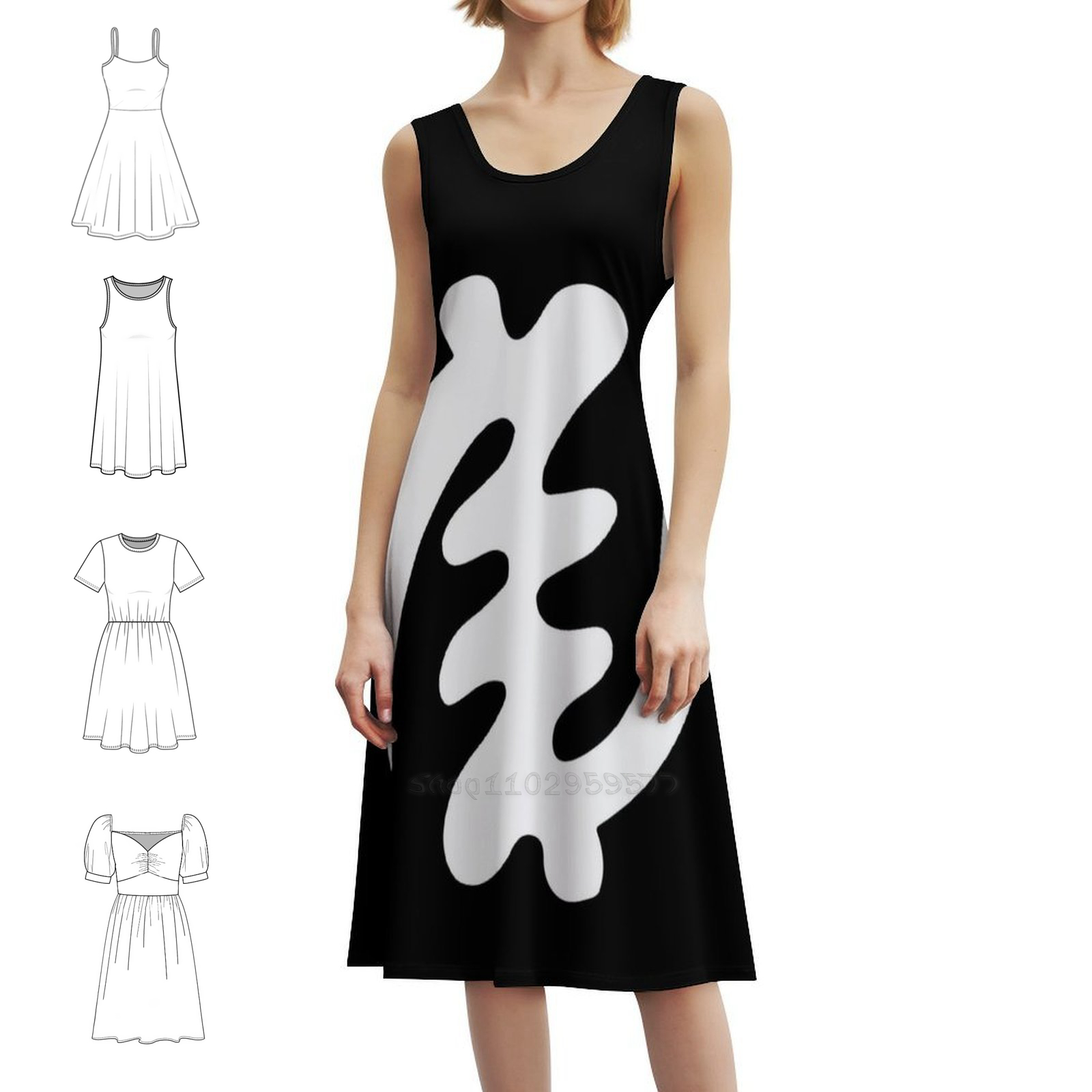 Gye Nyame White Afrocentric De - Summer Clothing Design review and price