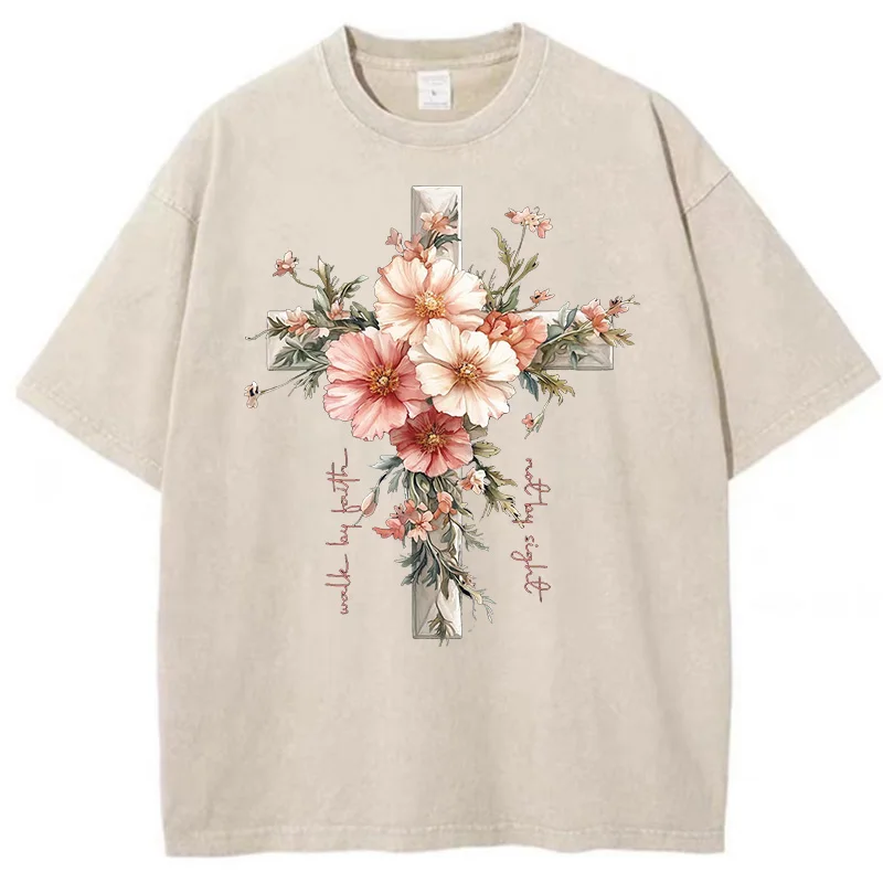 Floral Christian Shirts Jesus  - Summer Clothing Quotes review and price