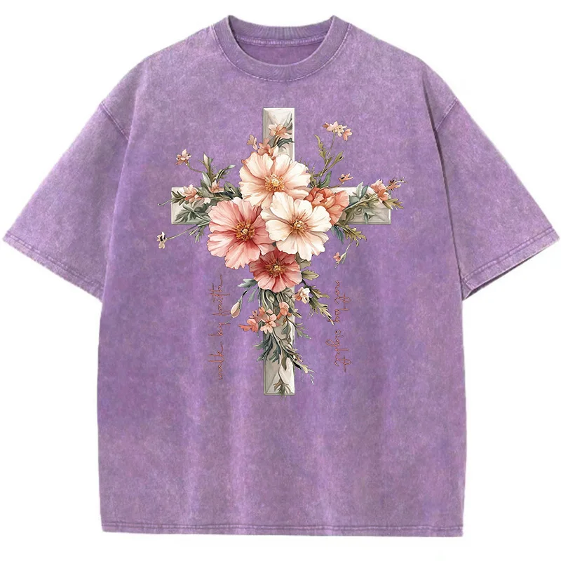 Floral Christian Shirts Jesus  - Summer Clothing Quotes review and price