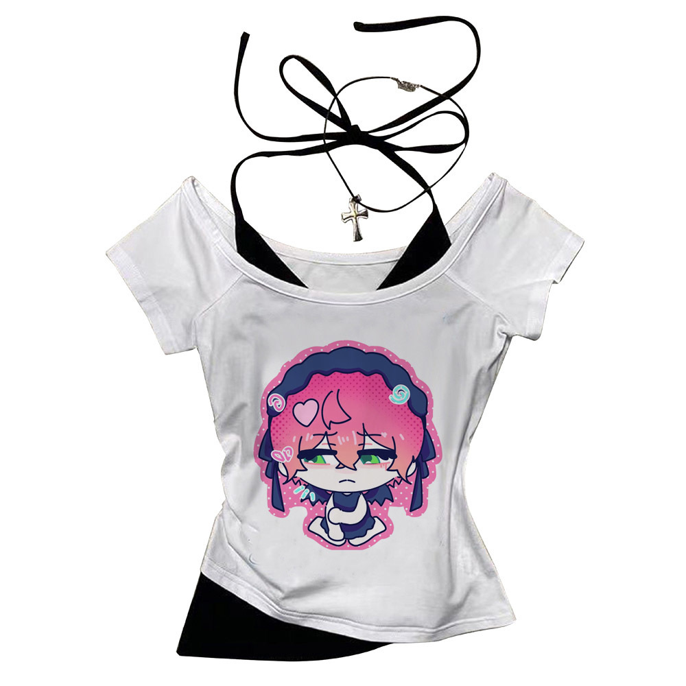 Alien Stage crop top girl goth - Summer Grunge Clothing review and price