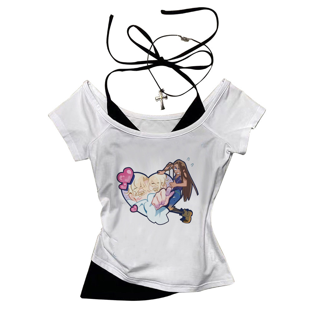 Alien Stage crop top girl goth - Summer Grunge Clothing review and price