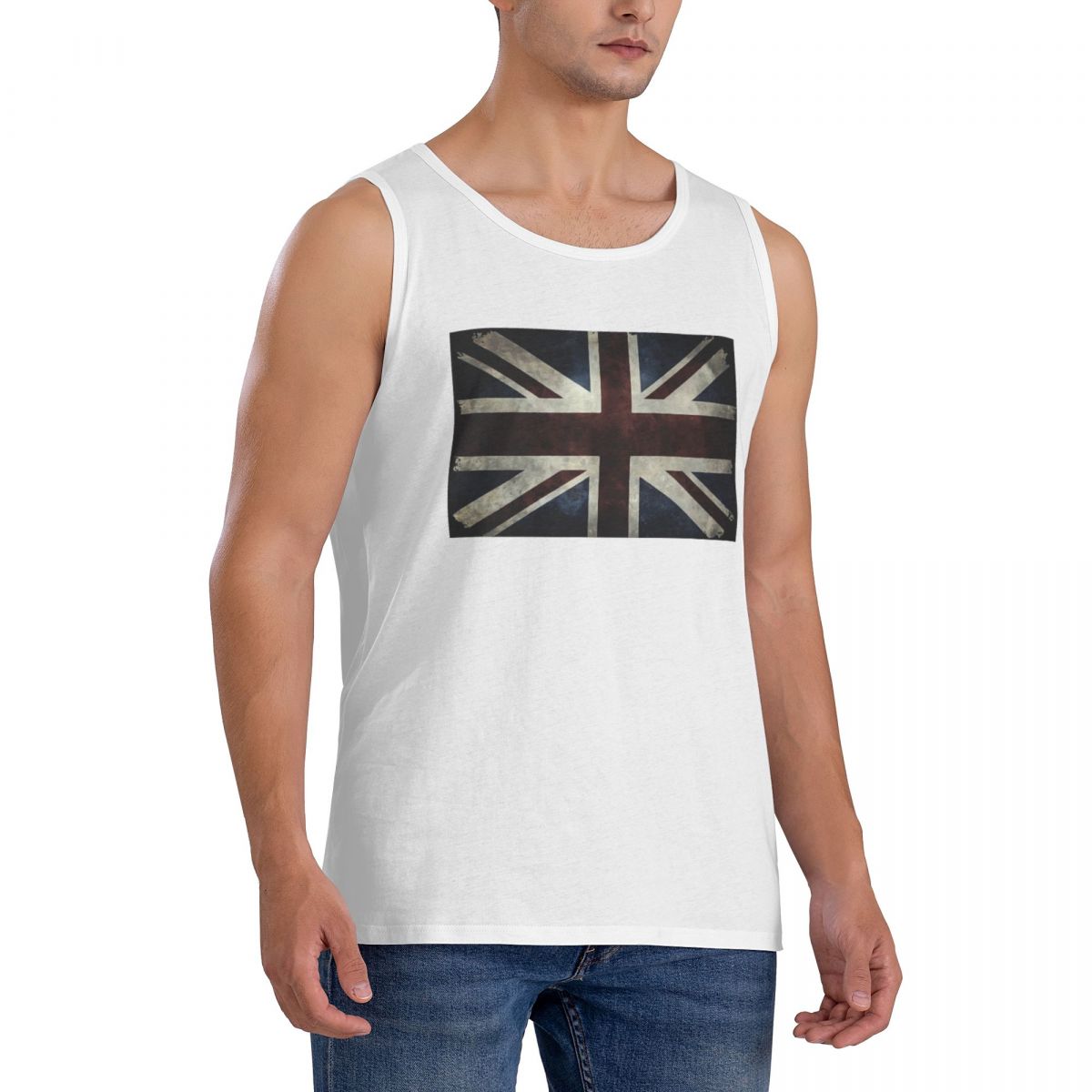 100% Cotton Union Jack Flag Of - Summer Clothing Uk Men review and price