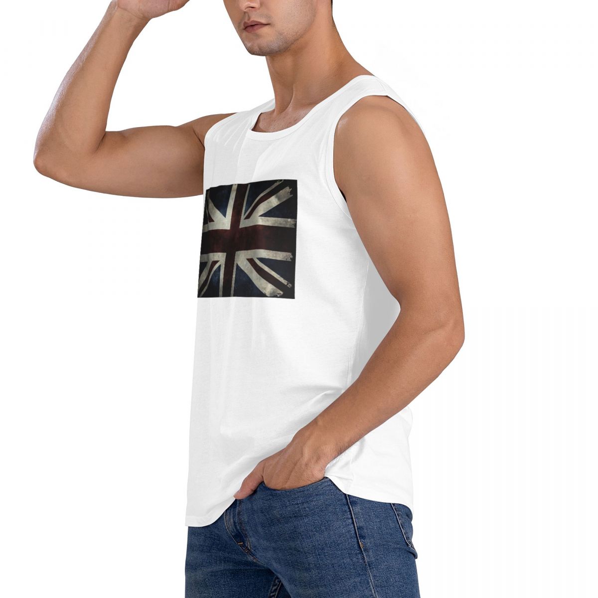 100% Cotton Union Jack Flag Of - Summer Clothing Uk Men review and price