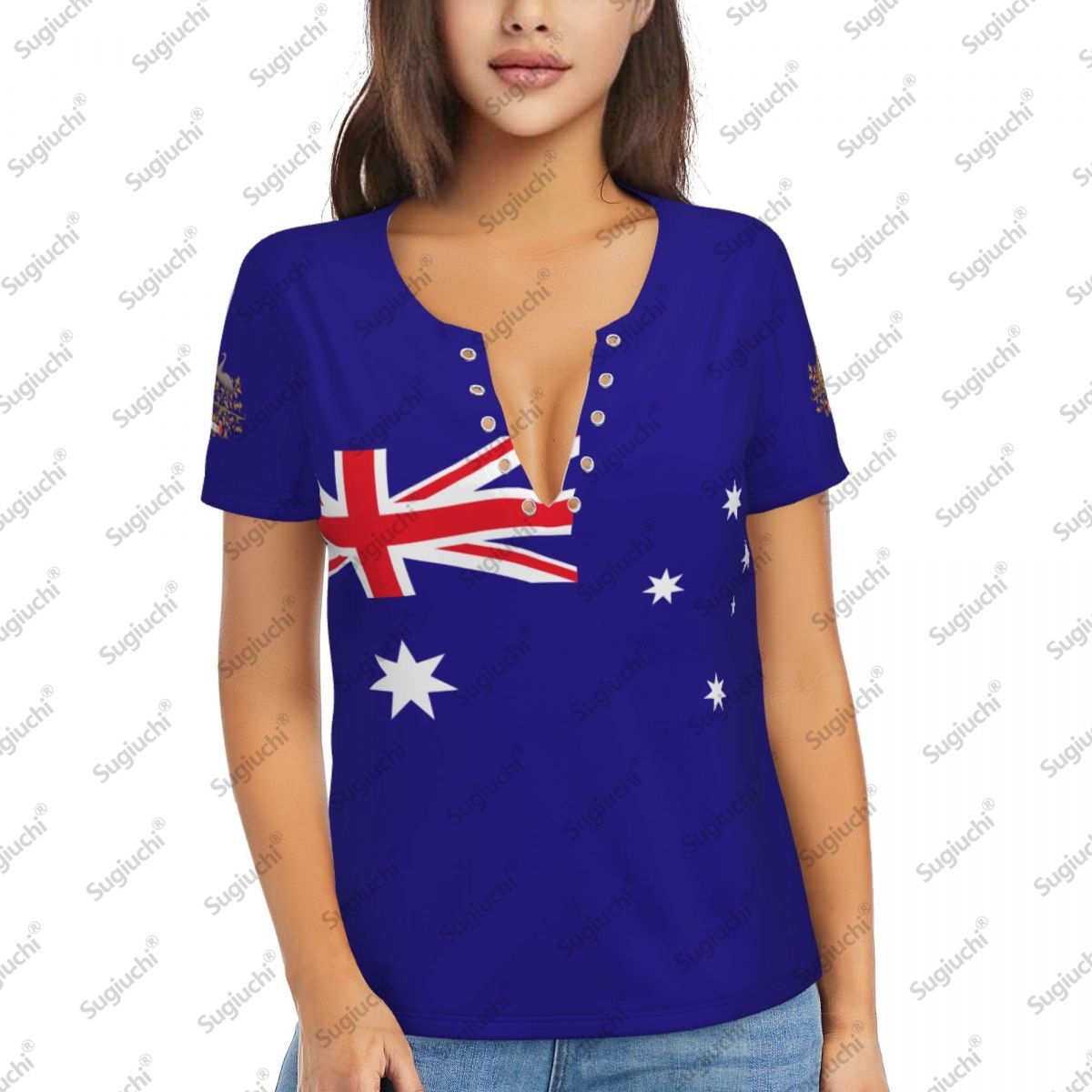 2025 Australia Flag Sexy Deep  - Summer Clothing Women Australia review and price