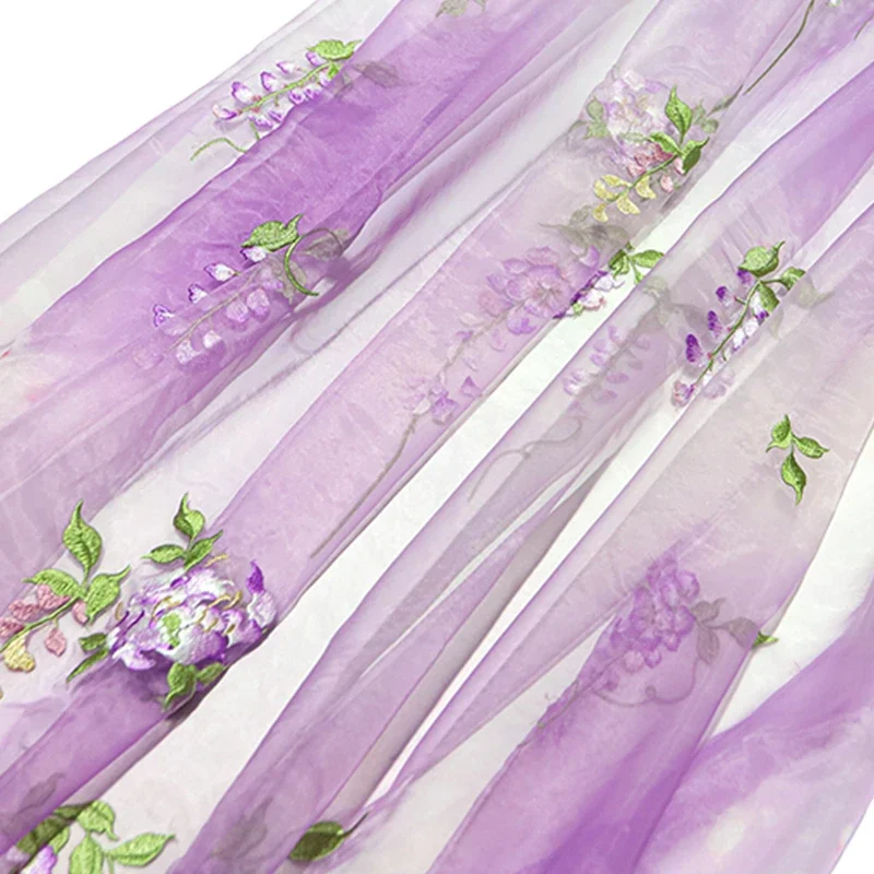 Wisteria Embroidery Fabric DIY - Summer Clothing Baby review and price