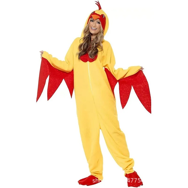 Halloween Rooster Costume Men  - Romper Playsuit Women review and price