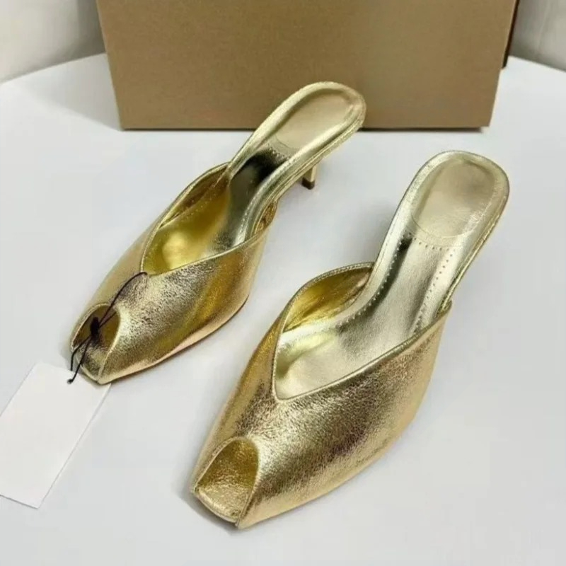 Women's Pumps Designer Gold Wo - Summer Clothing Elegant review and price