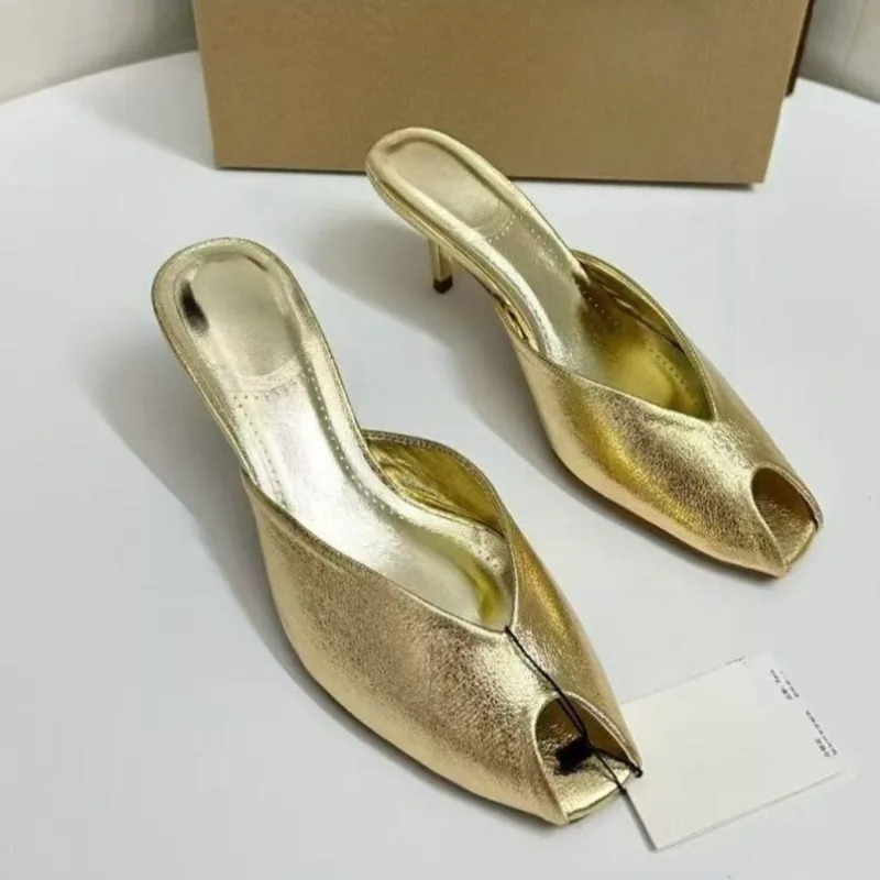 Women's Pumps Designer Gold Wo - Summer Clothing Elegant review and price