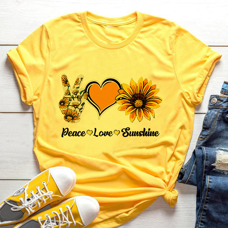 Yellow Women's T-shirt  Sunflo - Yellow Summer Clothing review and price