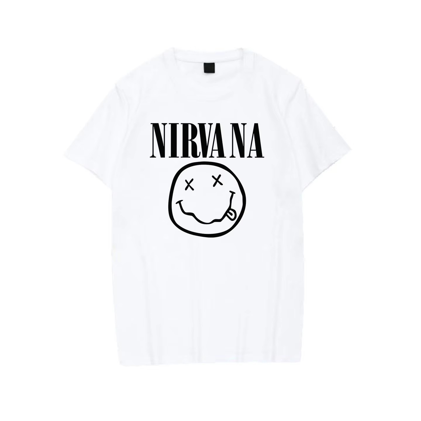 Nirvana Smiley Face Tee, 90s V - Summer Grunge Clothing review and price
