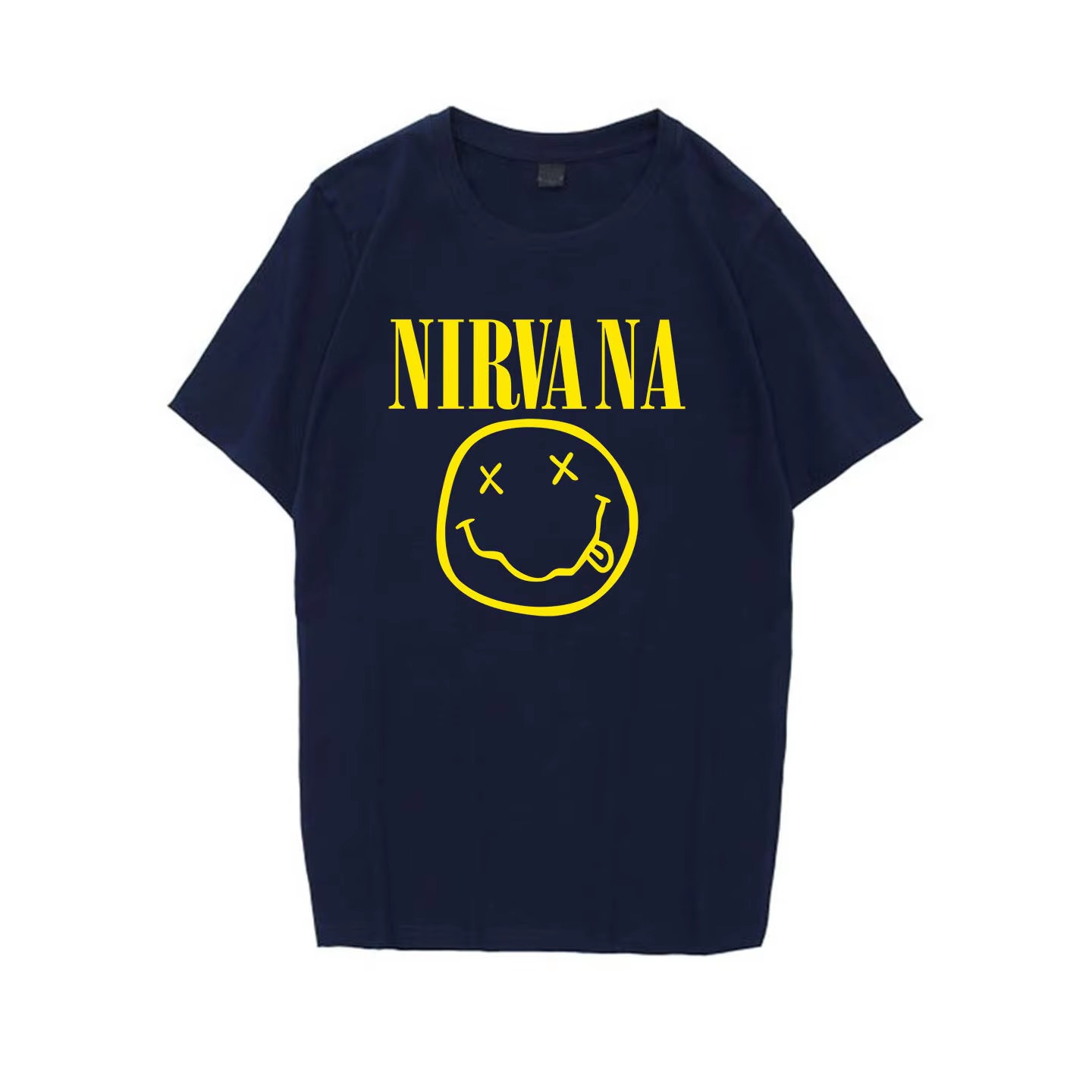 Nirvana Smiley Face Tee, 90s V - Summer Grunge Clothing review and price