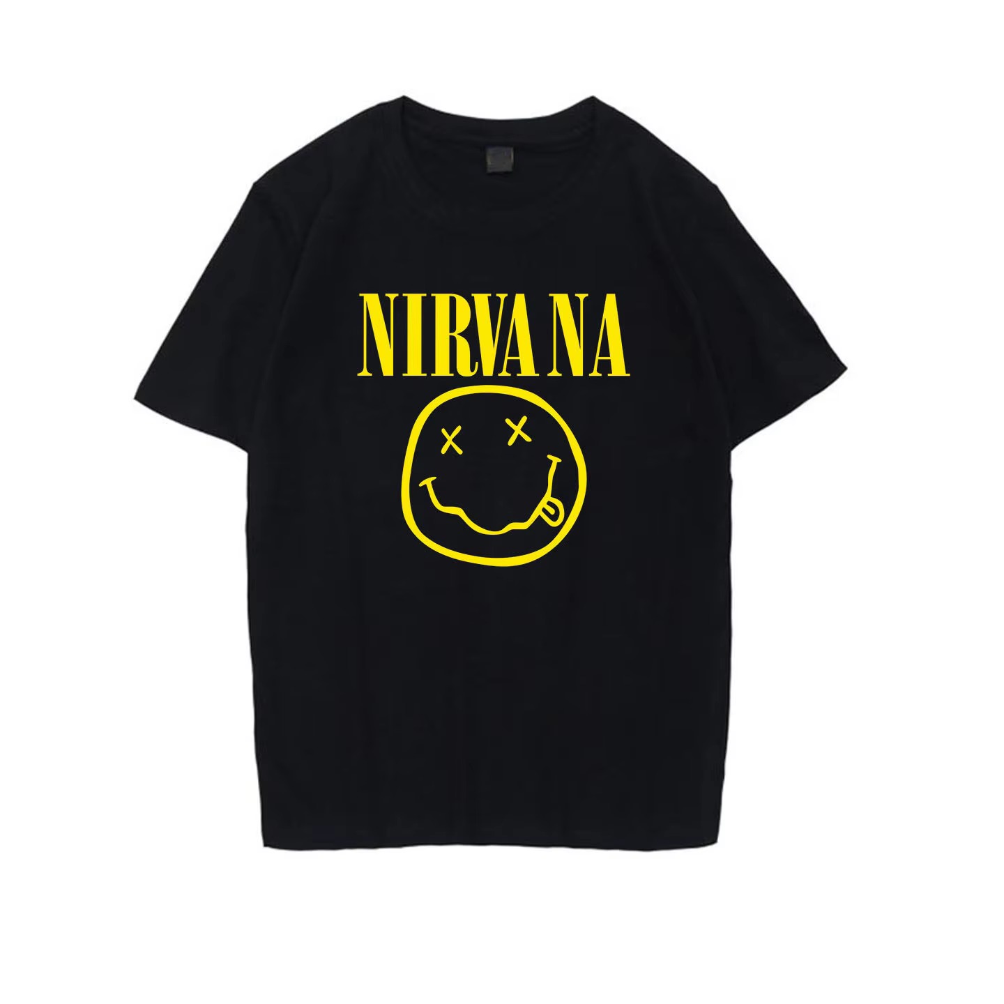 Nirvana Smiley Face Tee, 90s V - Summer Grunge Clothing review and price